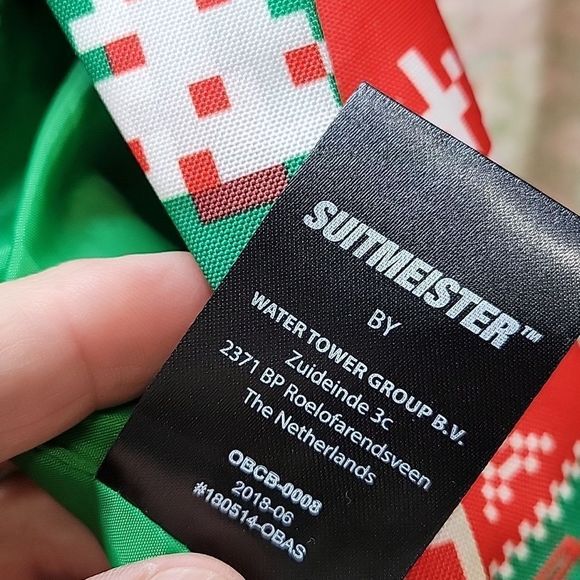 Suitmeister Christmas blazer size Youth L - Picture 6 of 7